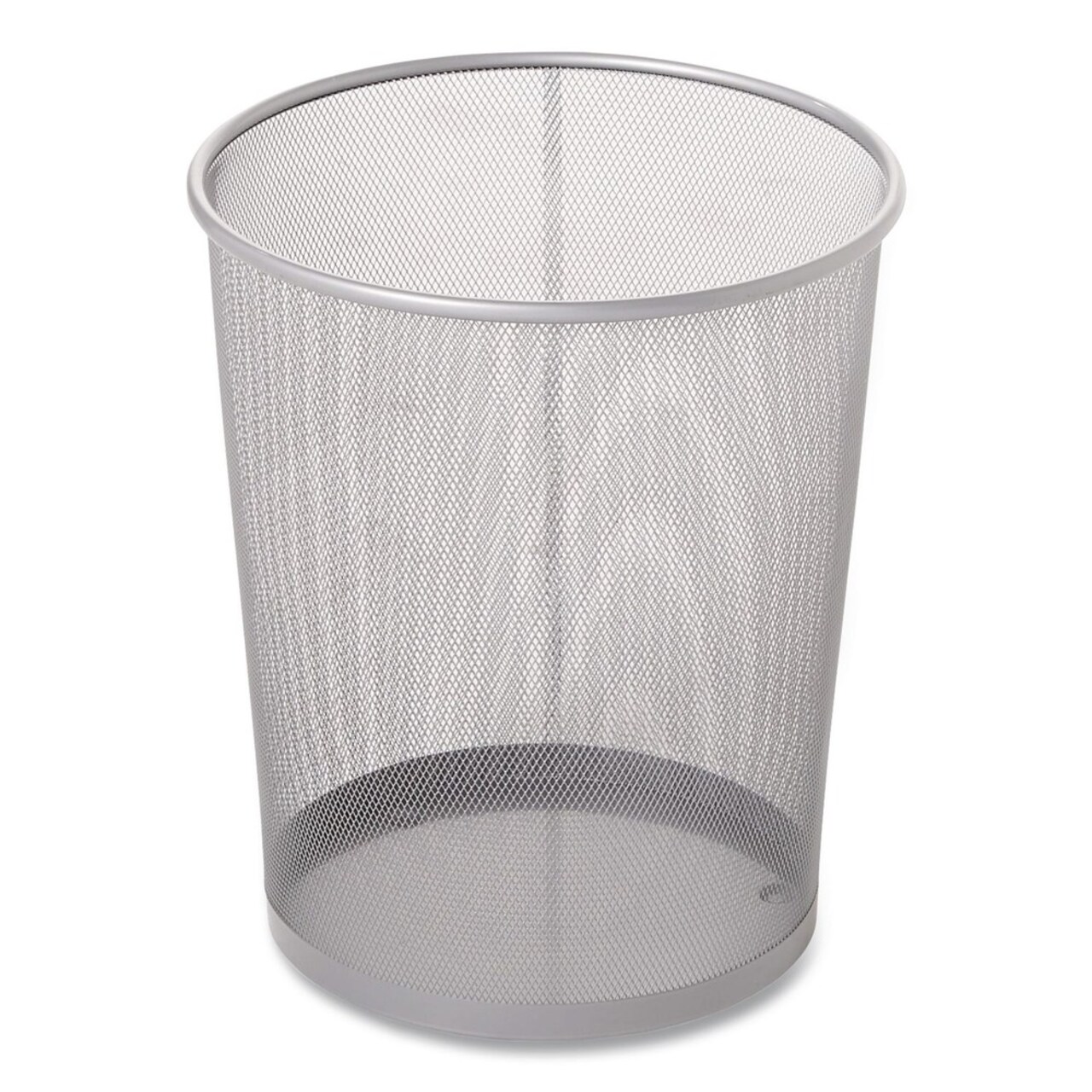 Rubbermaid Commercial 5 Gallon Steel Mesh Wastebasket - Silver
